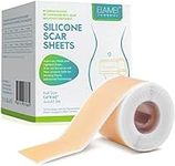 Medical Grade Scar Removal Silicone Gel Tape (1.6”x 60”) Highly Comfortable Scar Removal Sheet Long Strips for Acne Scars C-Section & Keloid Surgery Scars Sheets Treatment Tapes - 6-8 Month Supply