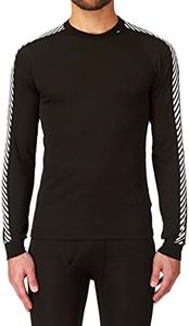 Helly Hansen 48800 Men's Hh LIFA Stripe Crew, Black, L