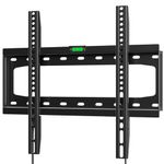 HOME VISION Fixed TV Wall Bracket for 26-65 Inch Flat/Curved TVs, Max VESA 400x400mm, Supports up to 99 lbs/45kg, Universal TV Wall Bracket, Space Saving HV8401