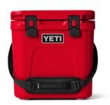 YETI Roadie 24 Cool Box – Portable Cooler Box with PermaFrost Insulation – Fits 33 Cans or 11.8 kg Ice – Tall Design Fits Wine Bottles – Compact Ice Cooler for Travel (Rescue Red)