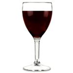 Elite Premium Polycarbonate Wine Glasses 9oz / 255ml - Set of 12 | Plastic Reusable Wine Glasses, Virtually Unbreakable Polycarbonate Plastic - Ideal for Parties, Outdoors & Event Catering