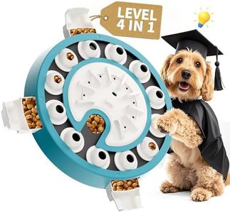 Beitophome 4-in-1 Dog Puzzle - Interactive Toy for Aggressive Chewers, Multi-Stage Play, Puzzle Toys for Dogs, Cognitive Dog Puzzle Feeder for Slow Eating & Mental Stimulation
