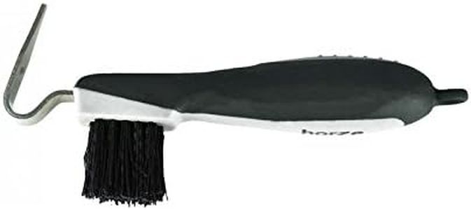 HORZE Soft Grip Hoof Pick - Black - One Size