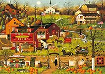 Buffalo Games - Charles Wysocki - Blackbirds Roost at Mill Creek - 500 Piece Jigsaw Puzzle for Adults Challenging Puzzle Perfect for Game Nights - Finished Puzzle Size is 21.25 x 15.00