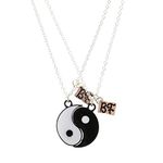 Claire's Best Friends Yin & Yang Friendship Necklaces for Girls - 2pc