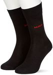 HUGO Men's 2P RS UNI CC Socks, New-Black1, 39-42 (Pack of 2)