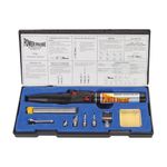 POWER PROBE Butane Soldering Kit (PPSK) [Automotive Diagnostic Car Test Tool, Easy Start Electronic Ignition, Adjustable Flame, with Multiple Tips]