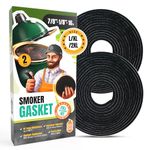 Gasket Fit for Big Green Egg Large/XL/XXL - 2-Pack x 8 FT Smoker Gasket Seal Replacement - BGE Gasket 7/8" x 1/8" Felt - Compatible with Big Green Egg - Accessories & Parts for Grill by Smoker Chef