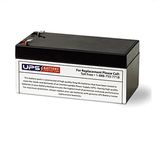 12V 3.2Ah Compatible Battery for Toro Lawn Mower # 106-8397 with F1 .187 Faston Terminals by UPSBatteryCenter®