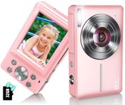 Digital Camera Newest 1080P 44MP Digital Cameras, Digital Point and Shoot Camera for Kids with 16X Zoom, Anti-Shake, Compact Small Travel Camera for Beginner Children Boys Girls Teens Gift