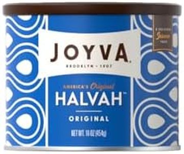 Joyva Halvah – Original, 16oz Pack of 1| A Delicious Sesame Treat | Dairy Free, Gluten-Free & Kosher Parve | Handcrafted in Brooklyn