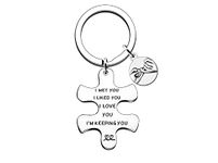 WTOPP Couples Gifts for Girlfriend Wife Boyfriend Husband Happy Wedding Anniversary Keyring Valentine Birthday Gift for Her He Women Men