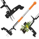 Digtokore Weed Remover Tool, Stand Up Weed Puller Root Remover with 4 Claws, Garden Weeder Tool with Ergonomic 99cm Long Handle, Heavy Duty Weeding Tools without Bending or Kneeling
