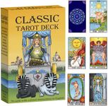 SUNSTELO Tarot Cards with Guide Book - Remastered Original Design Tarot Deck for Beginners and Professional - Fortune Telling Cards - Divination Tools