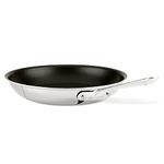 All-Clad 4112NSR2 Stainless Steel Tri-Ply Bonded Dishwasher Safe PFOA-Free Non-Stick Fry Pan/Cookware, 12-Inch, Silver