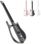 INGPARTNER Stringless Smart Guitar, Portable and Foldable with App Control, Chord Generator, Travel Backing Guitarra Built-in Drum Machine & Speakers, No Strings Attached for Beginners & Bands, Black