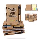 Thank You Gifts for Women Man, Employee Appreciation Gifts with Sticky Note Notepad, Motivational Pens and Gift Bags, 4 Sets Leaving Gifts for Colleagues, Thank You Teacher Gifts, Graduation Gifts