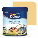 Dulux Promise Exterior Emulsion Paint (4L, Peruvian Yellow/True Australia) | Ideal for Exterior Walls | Smooth Finish | Anti-Peel & Anti-Crack | Long-Lasting Colors