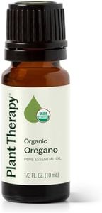 Plant Therapy Organic Oregano Essential Oil 100% Pure, USDA Certified Organic, Undiluted, Natural Aromatherapy, Therapeutic Grade 10 mL (1/3 oz)