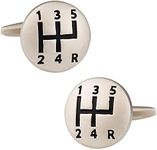 Cuff-Daddy 5-Speed Gear Shift Automotive Car Cufflinks with Presentation Box