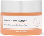 goPure Vitamin C Day Moisturizer - Anti-Aging Vitamin C Face Cream for More Radiant-Looking Complexion, Made with Hydrating Shea Butter and Jojoba Oil and Antioxidant Green Tea - 1.7 fl oz