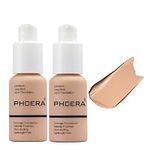 2Pack PHOERA Foundation,Full Covera