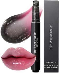 Nature Republic HONEY MELTING LIP GLITTER & PLUMPING (16 MIDNIGHT SPARKLE) SOFT LIP STICK Moisturizing Gloss, Volumizing formula, Color changing Sheer tint, Shine Glimmer Finish, korean make up