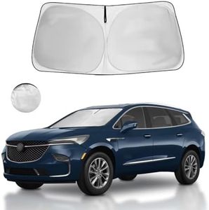 HOHUIGO Windshield Sun Shade Custom Fit Buick Enclave 2025 2024 2023 2022 2021 2020 2019 2018 Window Sunshade for Preferred Essence Premium Accessories Car Sun Visor UV Protector Heat Shield Cover