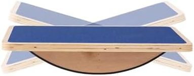 Non-Slip Wood Wobble Exercise Balan