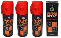 Pepper Spray for self Defence, Protection & Safety for Men & Women | 55ml / 35gms (Pack of 3)