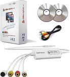 VIXLW USB 2.0 Video Capture Card Device-Convert Analog to Digital, VHS/VCR/Hi8/Mini DV to Digital/DVD Converter, Tape Player Camcorder Camera PC TV Compatible, for Mac OS, Android, WinXP/7/8/10