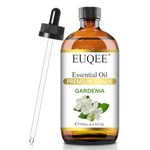 EUQEE Gardenia Essential Oil 118ml Gardenia Oil Premium Grade Essential Oil for Hair Skin Care, Diffusers, humidifiers, Massage, Yoga, Home Baths, Cleaning Products, DIY Soap Candle Making