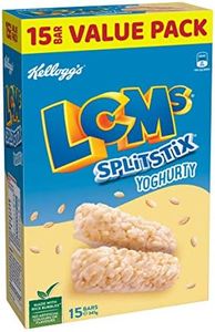 Kellogg's LCMs Split Stix Yoghurty Snack Bars Value Pack, 345g, 15 count (Pack of 1)