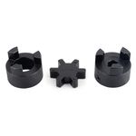 1/2" to 1" L075 Flexible 3-Piece L-Jaw Coupling Coupler Set & Rubber Spider for Log Wood Splitter Hybrid Equipment