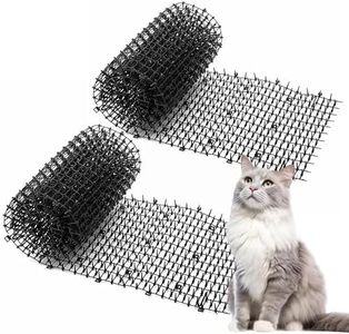 Toopify 13ft Scat Mat for Cats, Cat Scat Mat with Spikes Outdoor, Cat Spikes for Outside, Cat Deterrent Spikes (2 Pack 6.5ft)