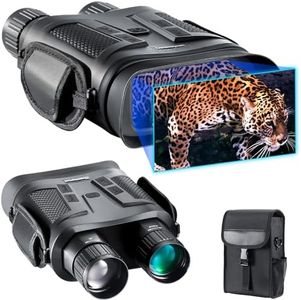 Binoculares Visión Nocturna,Dowesyeen Prismaticos Pprofesinales Largo Alcance 7000mAh Recargable Infrarrojos Vision Diurna Nocturna Digital con 4" HD LCD TFT para Tomar Fotos y Videos