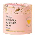 Delhicious Migh-Tea Moisture Face & Body Balm for Very Dry Skin - Nourishing Shea Butter Moisturiser - Multipurpose - Eczema Relief, Psoriasis Treatment - Natural, Vegan, Ayurveda - 50g