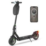 isinwheel Electric Scooter, 8.5 Inch Wheel Electric Scooters Adult, Peak 500W Motor E Scooter, 30KM Long Range, 3 Speed Modes with App Control, Doual Braking System