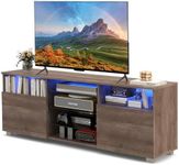 COSTWAY LED TV Stand for 65 Inch TV