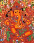 TULIP N TURTLE Mural Ganesha 36 Color Diy Acrylic Paint By Number Kit For Adults Kids Beginner Number Painting Kit Diy Canvas Painting Wall Decoration Diy Painting Kit For Adults, Multicolor