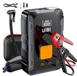 UIBI X7 Jump Starter with Air Compressor, 3500A Car Battery Jumper Starter Portable Pack with 160PSI Tire Inflator, Type-C PD45W, 12V Lithium Battery Booster Box for 10.0L Gas/8.5L Diesel Engine