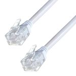 RGB Networks Super High Speed ADSL 2+ Cable Telephone Extension RJ11-RJ11 5m Cat5e BT Broadband up to 10 Times faster than Standard Phone Cable Gold Plated Connector Premium Quality Ltd. (5m).