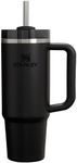 Stanley Quencher H2.0 FlowState Stainless Steel Vacuum Insulated Tumbler with Lid and Straw for Water, Iced Tea or Coffee, Smoothie and More, Black 2.0, 30 OZ / 0.89 L