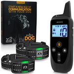 INVIROX X2 Dog Shock Collar for Large Dogs [2023 Edition] 123 Levels Dog Training Collar 1100Yards Range, 100% Waterproof, Rechargeable Shock Collar for Medium Dogs