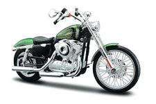 Bauer Spielwaren 532335 Harley-Davidson '13 XL 1200V Seventy-two Motorcycle Model, Matt Green