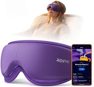 RENPHO x Headspace Meditation Eye Massager with Heat, Mothers Day Birthday Gifts for Mom Women Her Wife, FSA Eligible HSA, Ultra-Quiet for Sleep Portable Heated Eye Mask for Migraine Relief Eyeris Zen