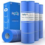 MOAJ Premium Pool Filter 4-PACK Replaces Pentair CCP320, Clean And Clear Plus 320, R173573, 160340, PCC80, PCC80-PAK4, Filbur FC-1976, Unicel C7470, Crystal Water 325 | 20 1/16" x 7" | Asepsis-Infused