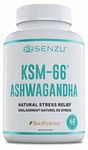 Full-Spectrum KSM-66 Ashwagandha 600mg with BioPerine Black Pepper - 5% Withanolides, Pure Organic Root Extract | Made in Canada