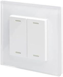 Retrotouch 2802 Friends of Hue Smart Switch - White Plain Glass, 86.0 mm*14.0 mm*86.0 mm