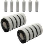 beaufan Compatiable Foam and Carbon Rings Set Replacement for All Biorb Aquariums, Carbon Filter* 10 Pack, Foam Filter*10 Pack, Air Stone*6 Pack